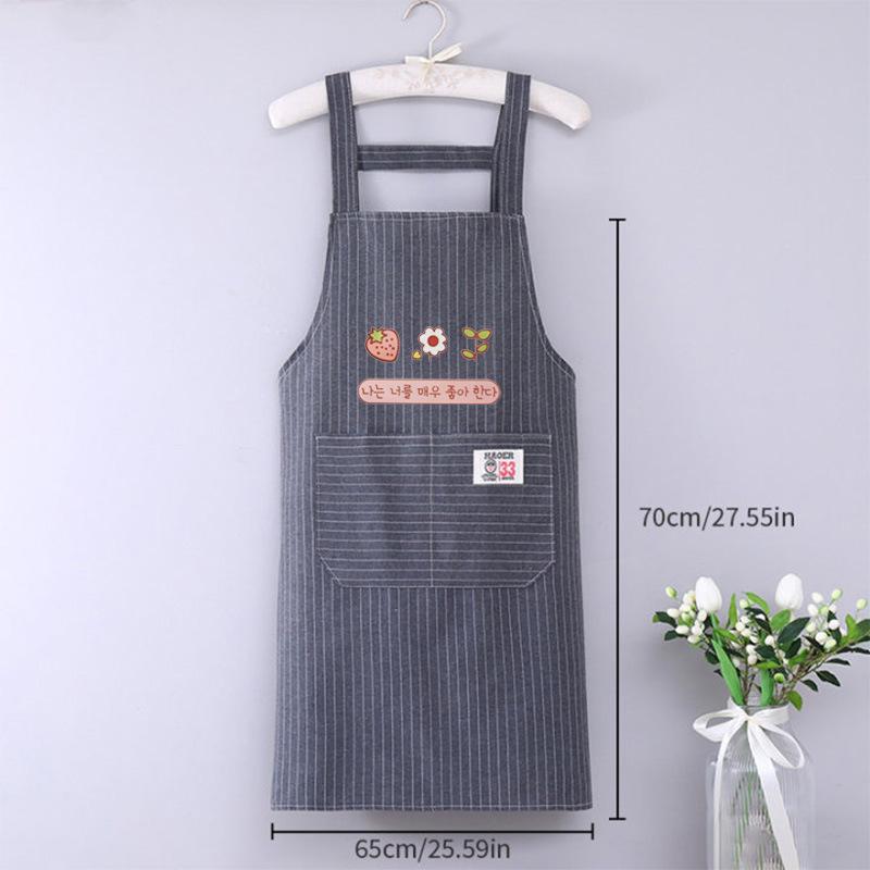 High-Density Waterproof & Oil-Proof Summer Kitchen Apron