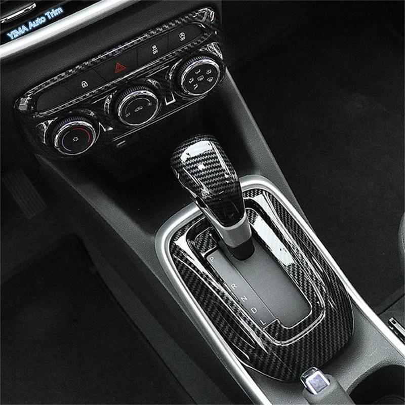 ABS Shifter Knob Gear Head Decor Stickers Cover Trim Auto Styling For Chevrolet Trax Tracker     Protection Kit