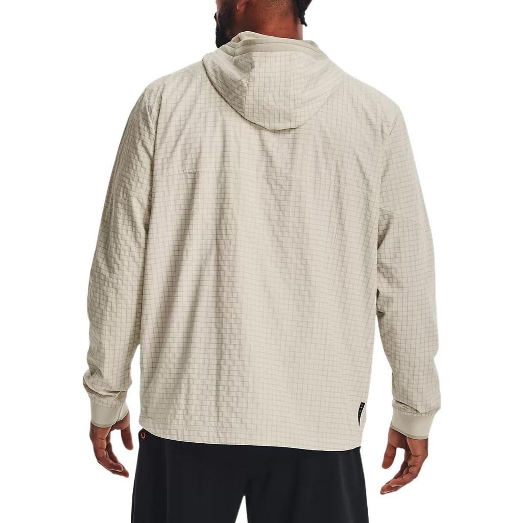 Under Armour RUSH Jackets Men's Limestone White Hooded Moderate Other Unisex 1366186-279