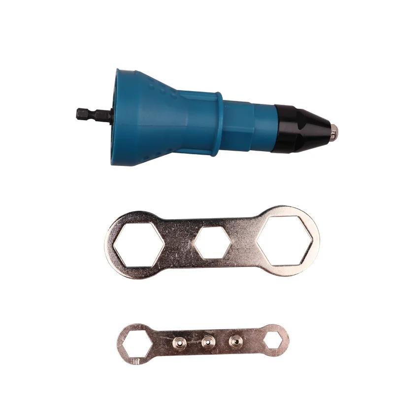 Practical Riveting Drill Adapter Electric Pull Rivet Conversion Adapter Cordless Rivet Adaptor Tool