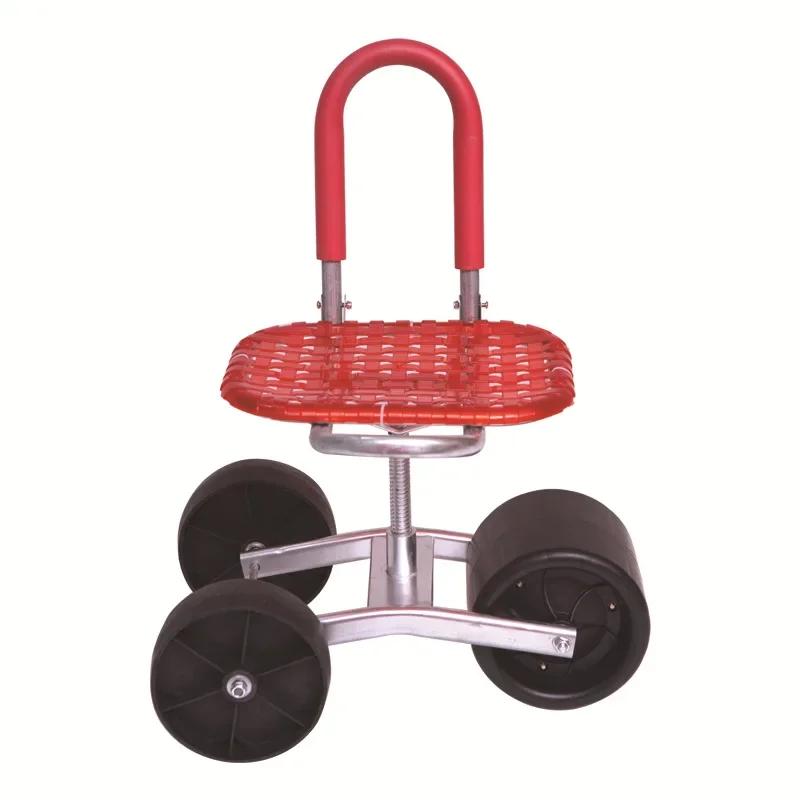 Greenhouse Mobile Lazy Cart Rotating Lifting Small Stool Agricultural Machinery Agricultural Tools Fruit Greenhouse Trolley