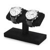 Papten Watch Watch Gift J00602 Stand, 2-Piece Stand, Microfiber, Display, Storage, Photography, Luxury, Stylish, Idea, (Black)