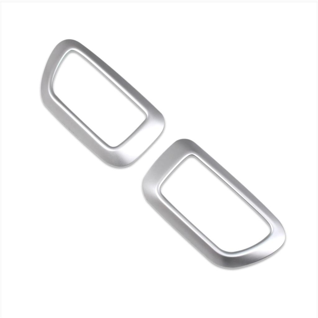 RUIQ Interior Front Inner Door Handle Garnish for Daihatsu FunCross Designed specifically for Daihatsu Tanto Tanto/Tanto Custom/Tanto (Satin Silver) -