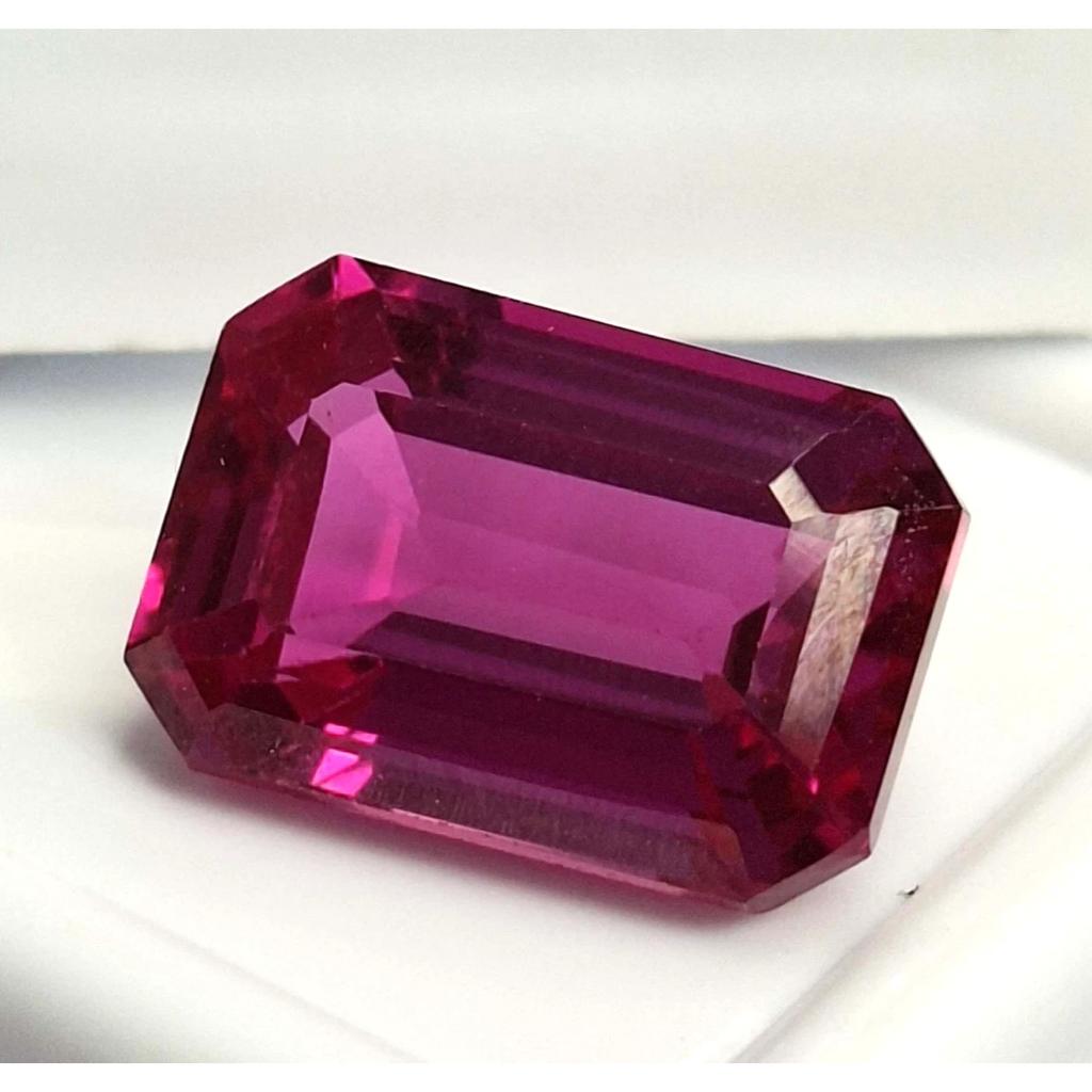 Natural Pink Sapphire 10-12 Ct Emerald Cut Certified Beautiful Loose Gemstone