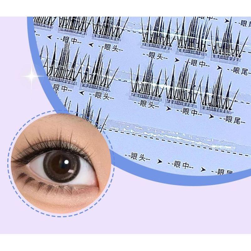 Gege Bear - No Terrier Glue Free False Eyelashes - Camellia