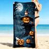 1Pc Halloween Night Adventure Beach Towel Quick Dry Multiuse For Beach Pool Gym Yoga Home Travel Christmas Halloween Xmas Gift S1515