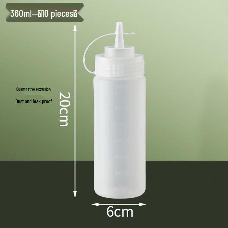 STRVELFRT Commercial Plastic Squeeze Sauce & Oil Dispenser