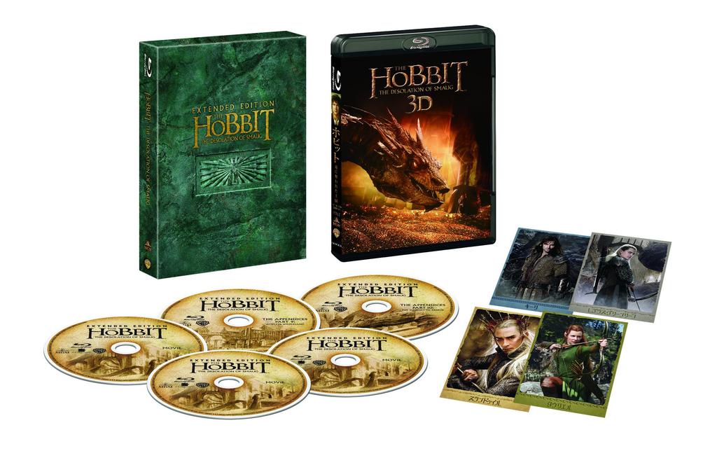 The The Desolation of Smaug Extended Edition Edition Set with 3D Feature and Digital Hobbit Blu-ray (Limited 5-Disc Copy) [Blu-ray]