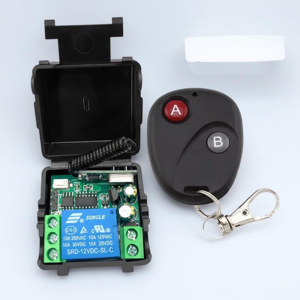 12V Wireless Remote Control Switch Home Automation Access LED Lighting Electric Locks Ideal Smart System