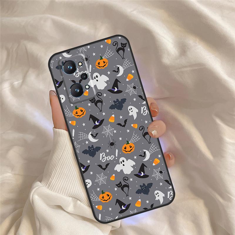 Halloween Aesthetic Case For Realme C71 C55 C67 C51 C75 C63 C61 C65 C53 C35 11 12 13 14 Pro Plus GT6 GT7 15 Pro