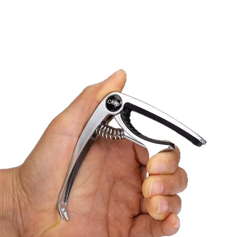 Akustik, Elektrikli ve Ukulele için Evrensel Metal Gitar Kaposu ve Akort Cihazı Klipsi