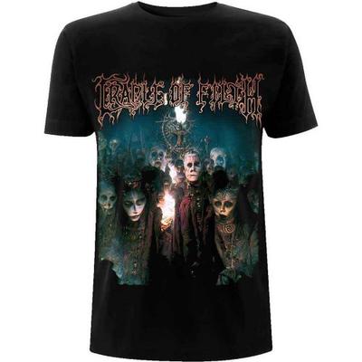 Cradle Of Filth Unisex voksenproblemer og deres dobbeltliv T-skjorte med ryggtrykk