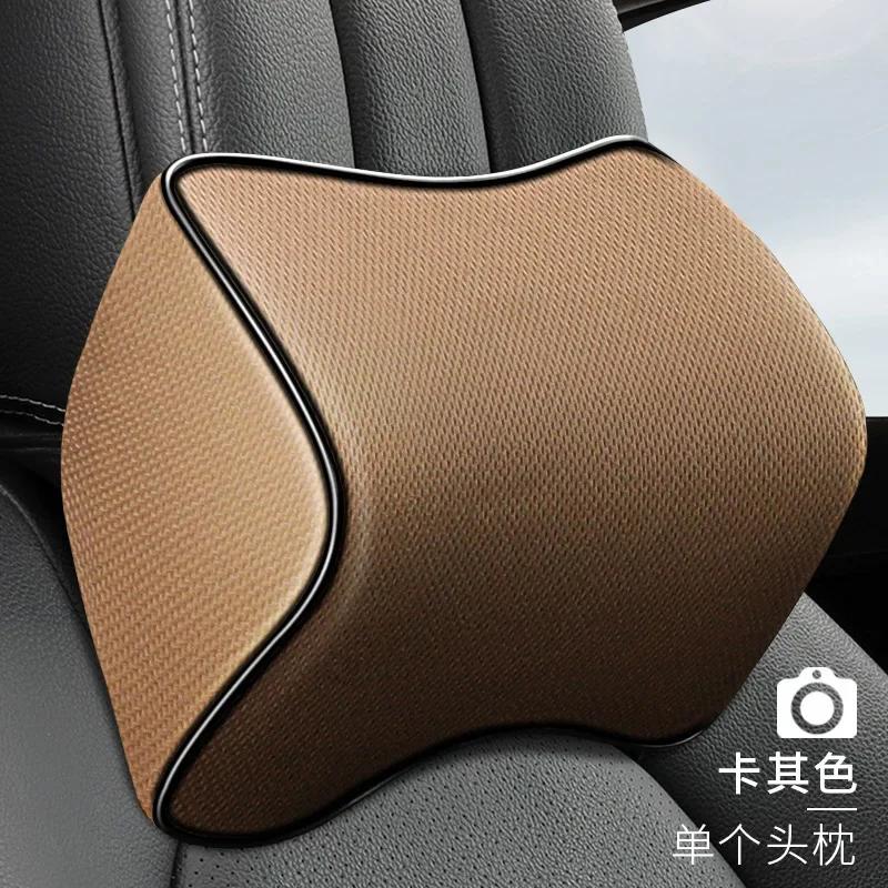 New Headrest Neck Pillow Auto Car Neck Cushion Memory Foam Breathable Head Support Neck Rest Protector Automobiles Interior