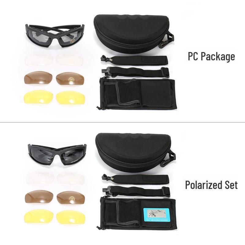 Tactical Polarized Goggles for Shooting and Motorcycling with Night Vision