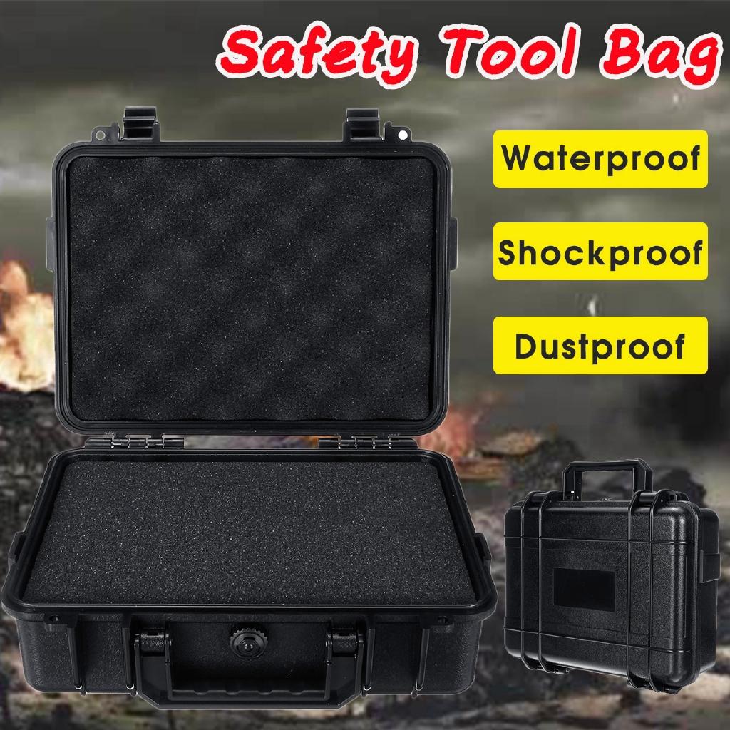 Waterproof Safety Case ABS Plastic Tool Box Tactical Dry Box Sealed Safety Equipment Storage Tool Box Container