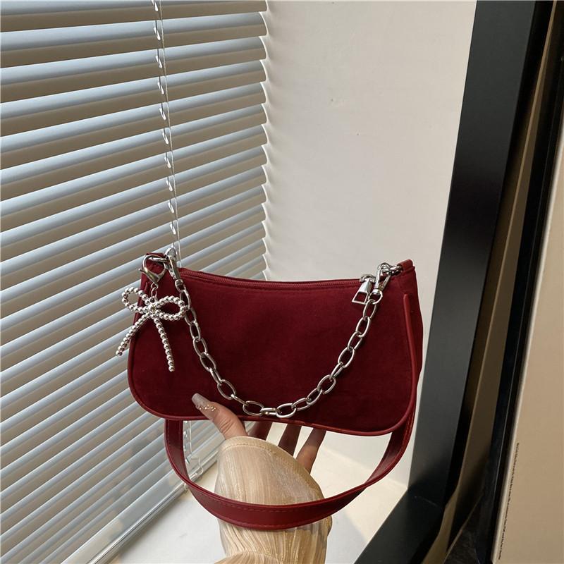 Underarm Bag, Niche Baguette Bag, Chain Single-shoulder Crossbody Dumpling Bag