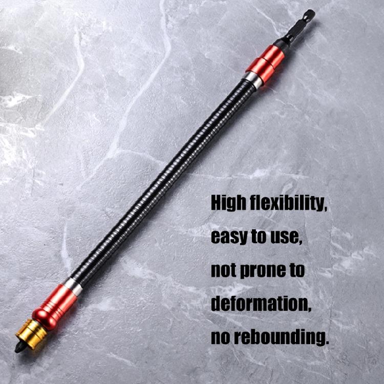180 Degree Angled Drill Bit Extension Double Direction Hex Shanks Bit Holders Featuring Reinforced Locking Collar Design