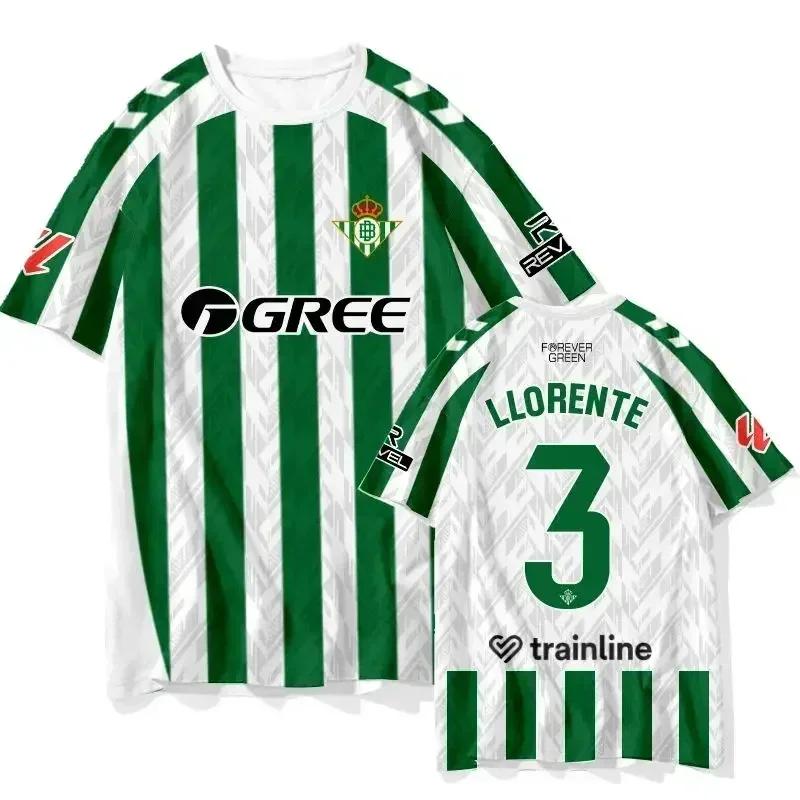 Nouveau T-shirt d'entraînement de football d'été Maillots Joueur Maillot de football Adultes Enfants Vêtements de sport Hauts à séchage rapide T-shirts décontractés Y2K