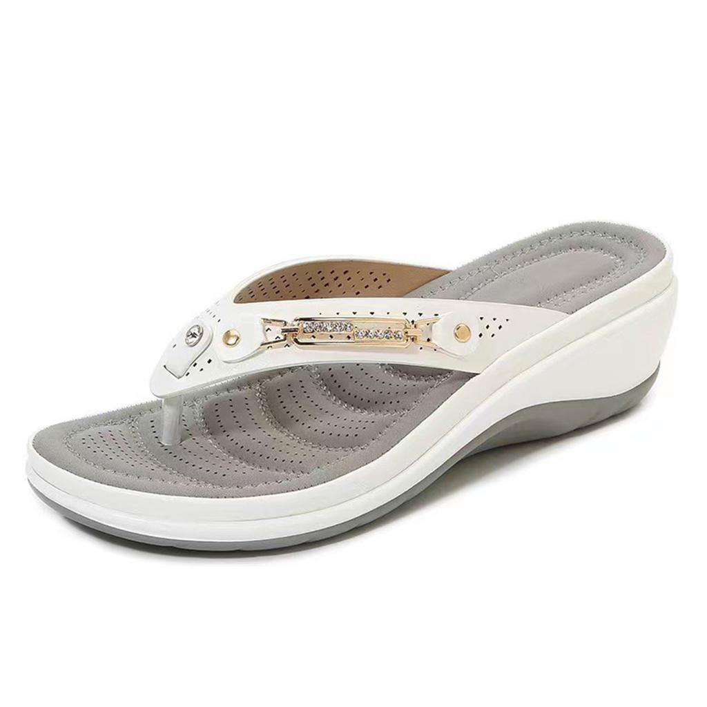 Damen Hausschuhe Mode Slides Rutschfeste Schuhe Strandsandalen Frauen Draußen Freizeit Flip Flops Tragen Offene Zehen