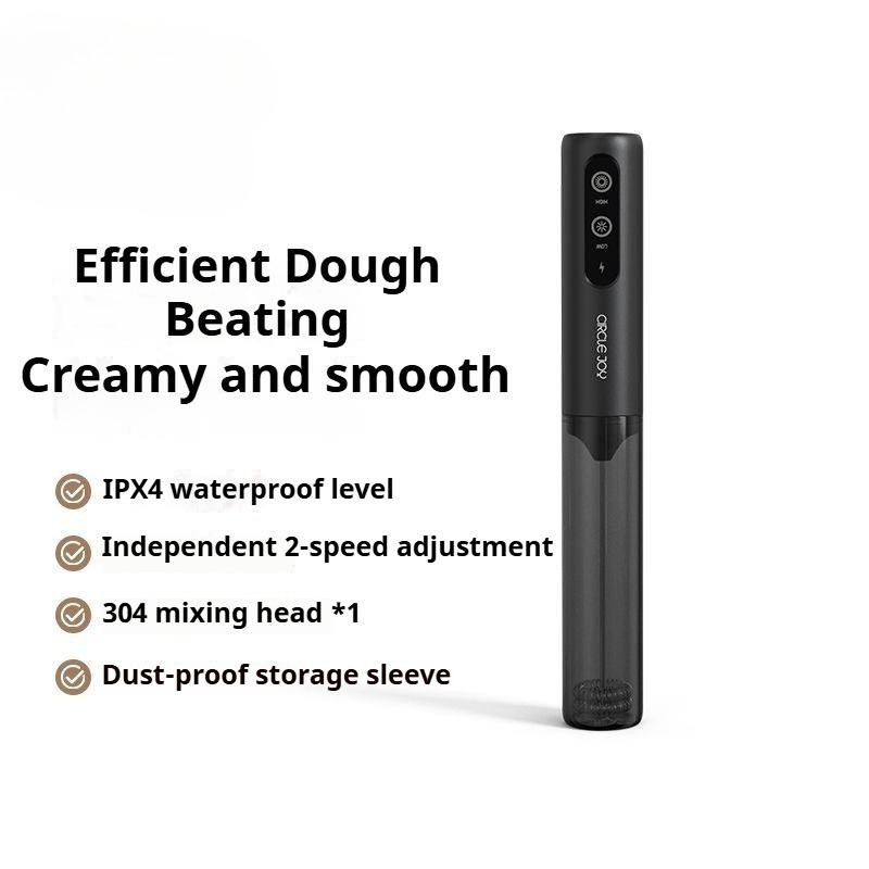 

Electric Milk Frother for Kitchen Portable Coffee Milk Frother Whisk for Cooking Egg Mixture Stirrer Electric Handle Blender New чорний
