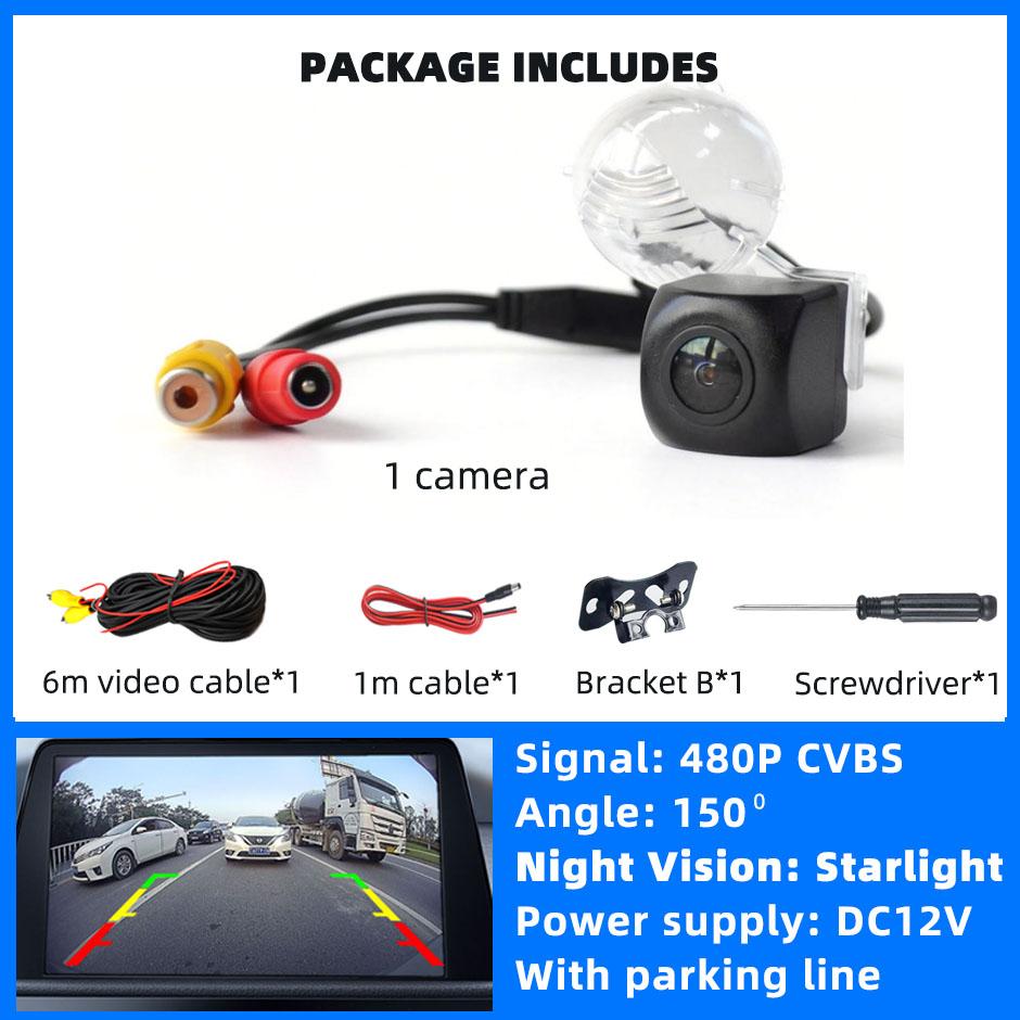 

Rear View Backup Camera Reverse AHD or CVBS License Plate Light Fits Suzuki Alto SX4 Swift Grand Vitara Jimny Splash APV