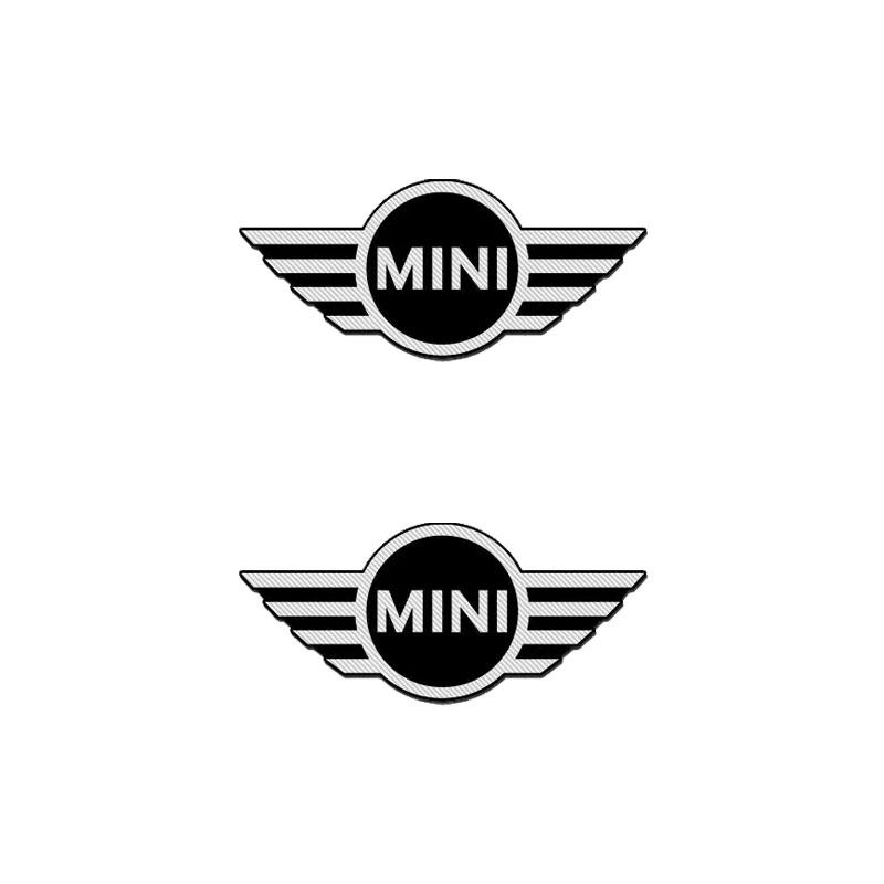 For BMW MINI Cooper One JCW F55 F56 R57 R58 Clubman Countryman R55 R56 Car Audio Decorate 3D Aluminum Badge Emblem Sticker RT8