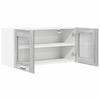 Wall Cabinet Grey Sonoma and White 80 x 31 x 40 cm Engineered Wood
