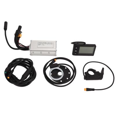 DC24V 36V 48V Electric Bike Conversion Kit with 17A 3 Mode Brushless Controller S866 Panel Electric Bicycle Thumb