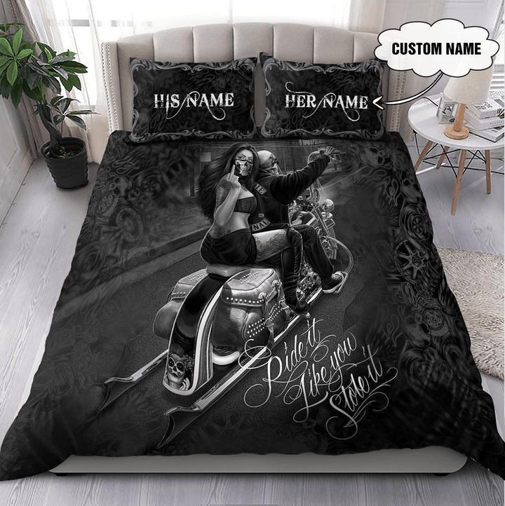 Skull Doona Duvet Cover Bedding Set Bedclothes Single Double Gift