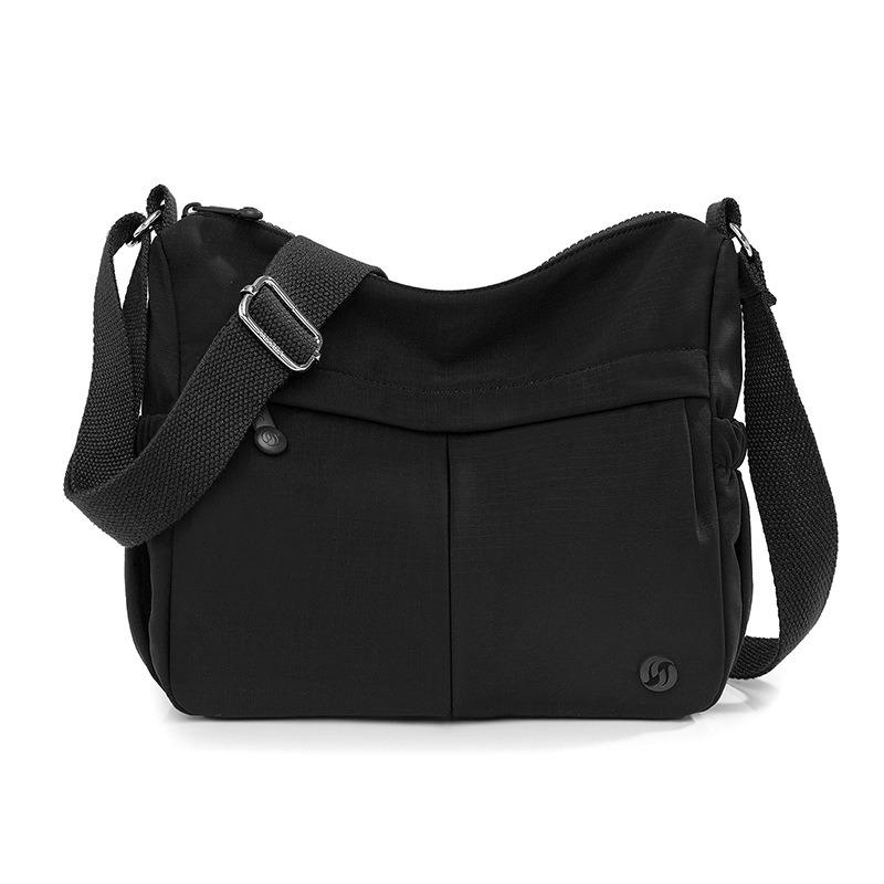 Leichte Nylontasche Sommer neue Damentasche Street-Trend Schulter Messenger Bag lässige literarische Muttertasche