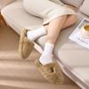 Thick-bottomed plush cotton slippers autumn and winter new non-slip, deodorant and warm couple advanced bag head mop