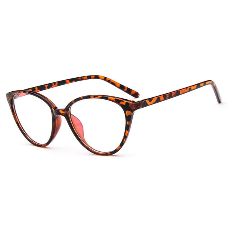 Retra Cat Eye Frame Clear Lens Glasses Ultra Light Myopia Nerd Spectacles Degree 0 to -6 0 Stylish Vision Correction No degree 0