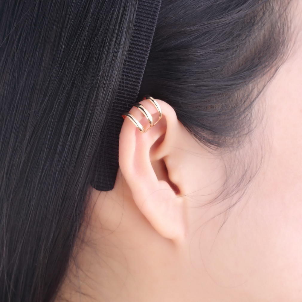 Women Fashion Simple Ear Clip No Ear Hole Earring Jewelry