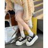Big head two wear platform canvas shoes women's shoes new breathable versatile height increase fashion casual board shoes