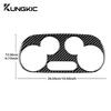 Carbon Fiber Style Interior Sticker for Fiat 500 Abarth 595 2012-2016 2017 2018 2019 2020 2021 2022 2024 Abarth 695 2017-2024 AC Interior Panel