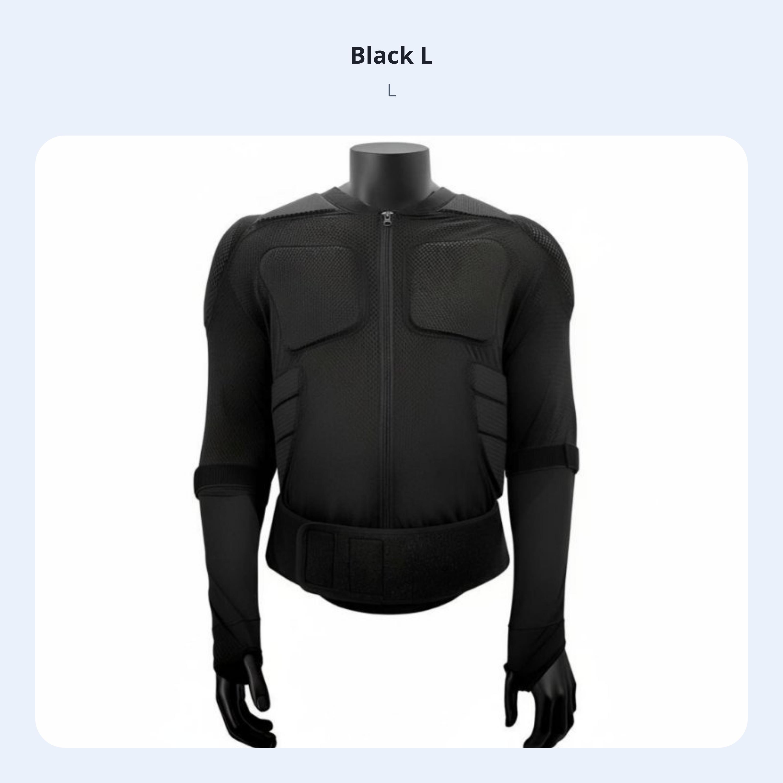 

Ski Protective Gear, Spine, Chest & Elbow Guard, Unisex Inner Wear for Snowboard & Skiing L