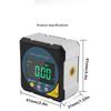 4 Sides Magnet Laser  Angle Ruler Rechargeable Inclinometer Digital Protractor  Measuring Tool