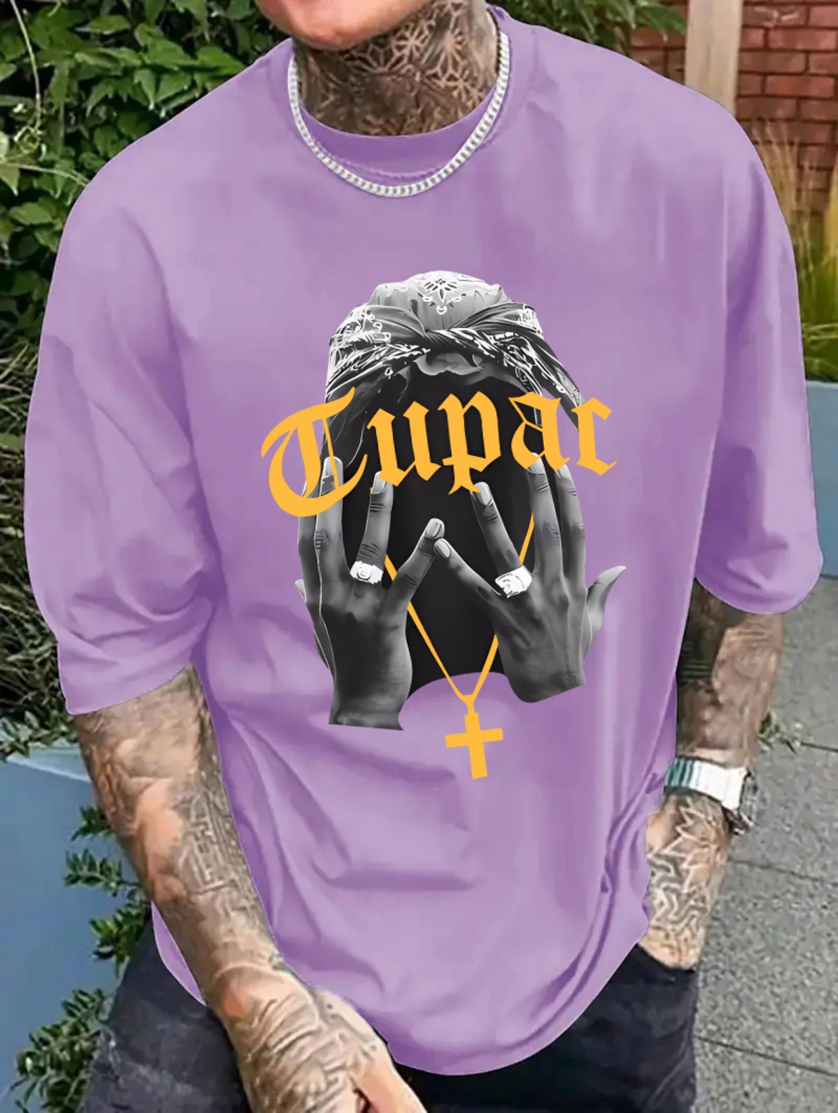 

Summer Men s 3D Printed Hip hop Singers Tupac Graphic T-Shirt Round Neck Casual Women s Short Sleeve T-shirt Tee 4XL