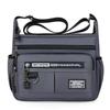 Multi Pockets Casual Crossbody Bag Crossbody Storage Bag Vintage Men Satchel Bag  Working