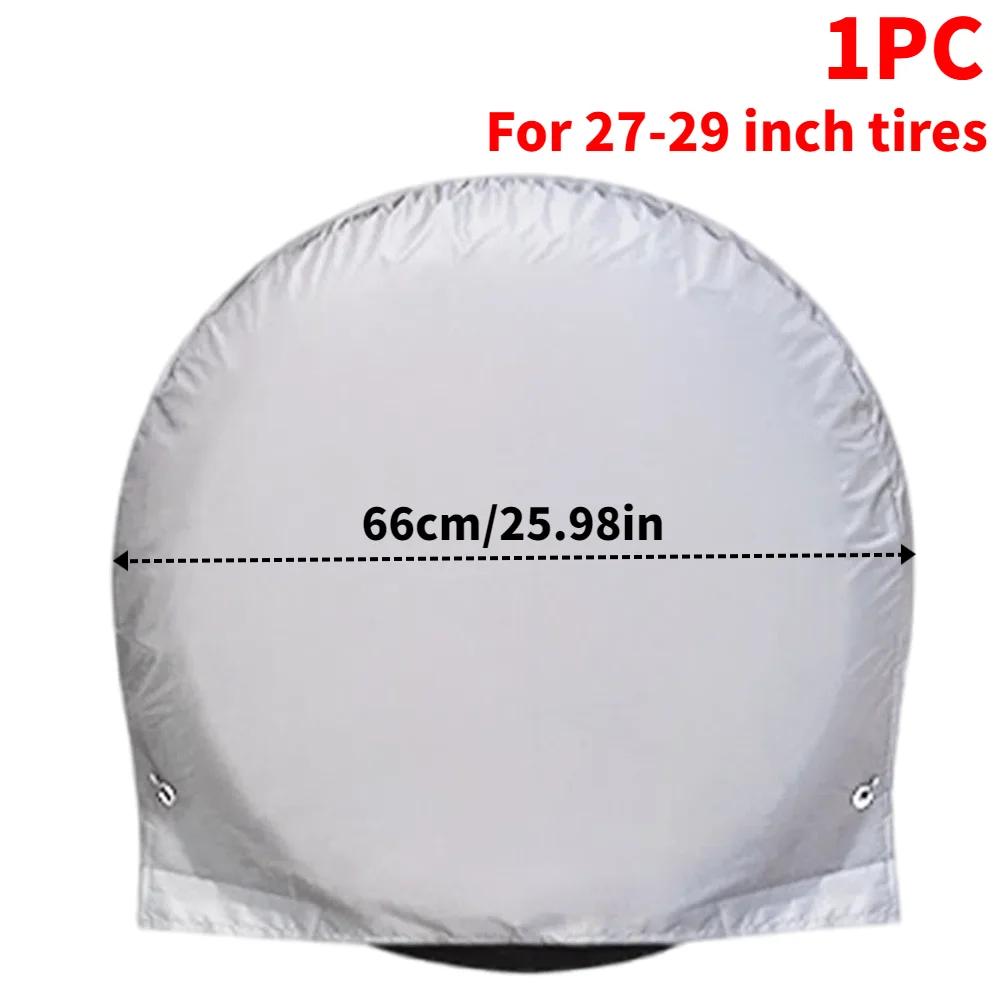 Rv Tire Cover Waterproof Spare Tire Cover Uv Resistant Automotive Wheel Protector For Sun Rain Snow Tyre Protection