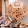 12 sided Wooden Food Dice Game Decision Make Date Night Dice  Christmas Birthday