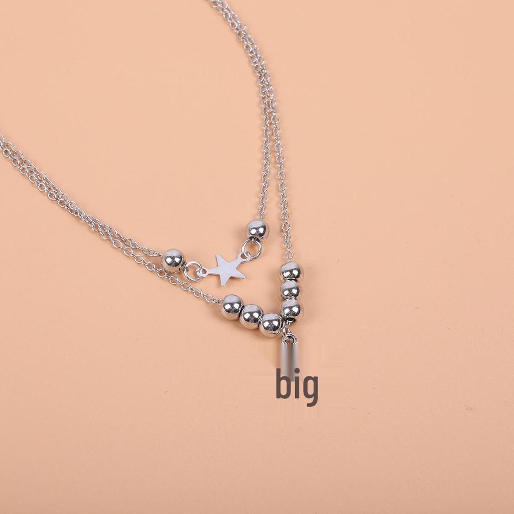 Ocean Style Multi-Layer Starfish Beaded Anklet for Women