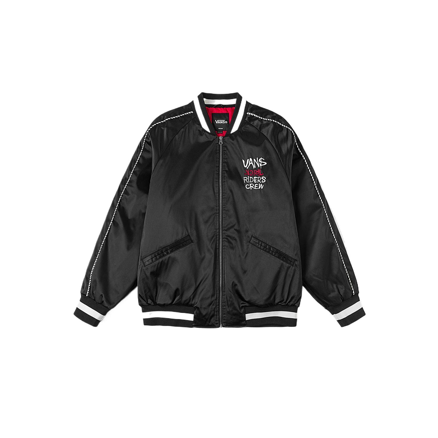 Куртки Vans Унисекс Черный Бейсбольный воротник Умеренный Другое VN000THSBLK M