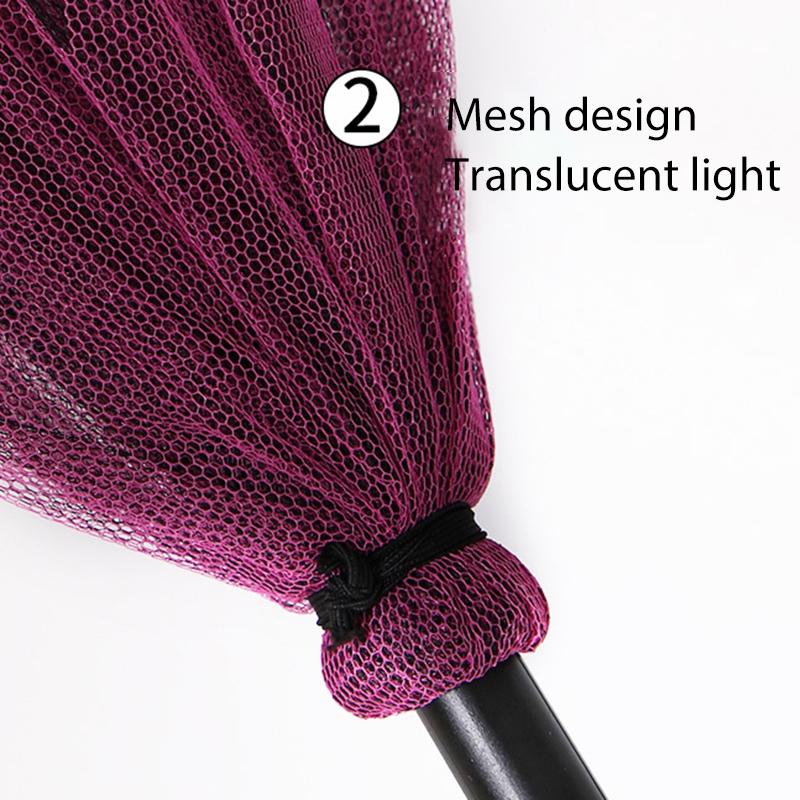 Halloween Witch Broom Halloween Party Props Halloween Decoration Masquerade Mesh Design KTY