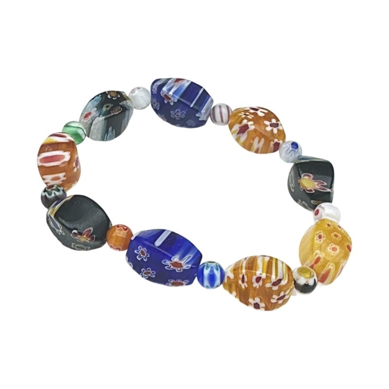 

Artistics Twisted Glass Bead Bracelet Portable Handcrafted Jewelry Accessory for Any Occasion 1