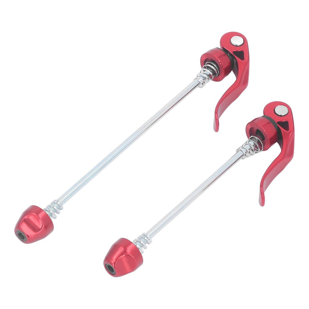 Bike Quick Release Skewers Bike Front and Rear Hub Skewers for Road Bike Mountain Bike BMX Red