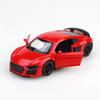 (Ensacado)1:43 R8 Coche de Carreras, Coche de Modelo de Aleación, Vehículo Simulado, Coche de Aleación para Niños, Modelo de Juguete para Niños, Adornos para Coche