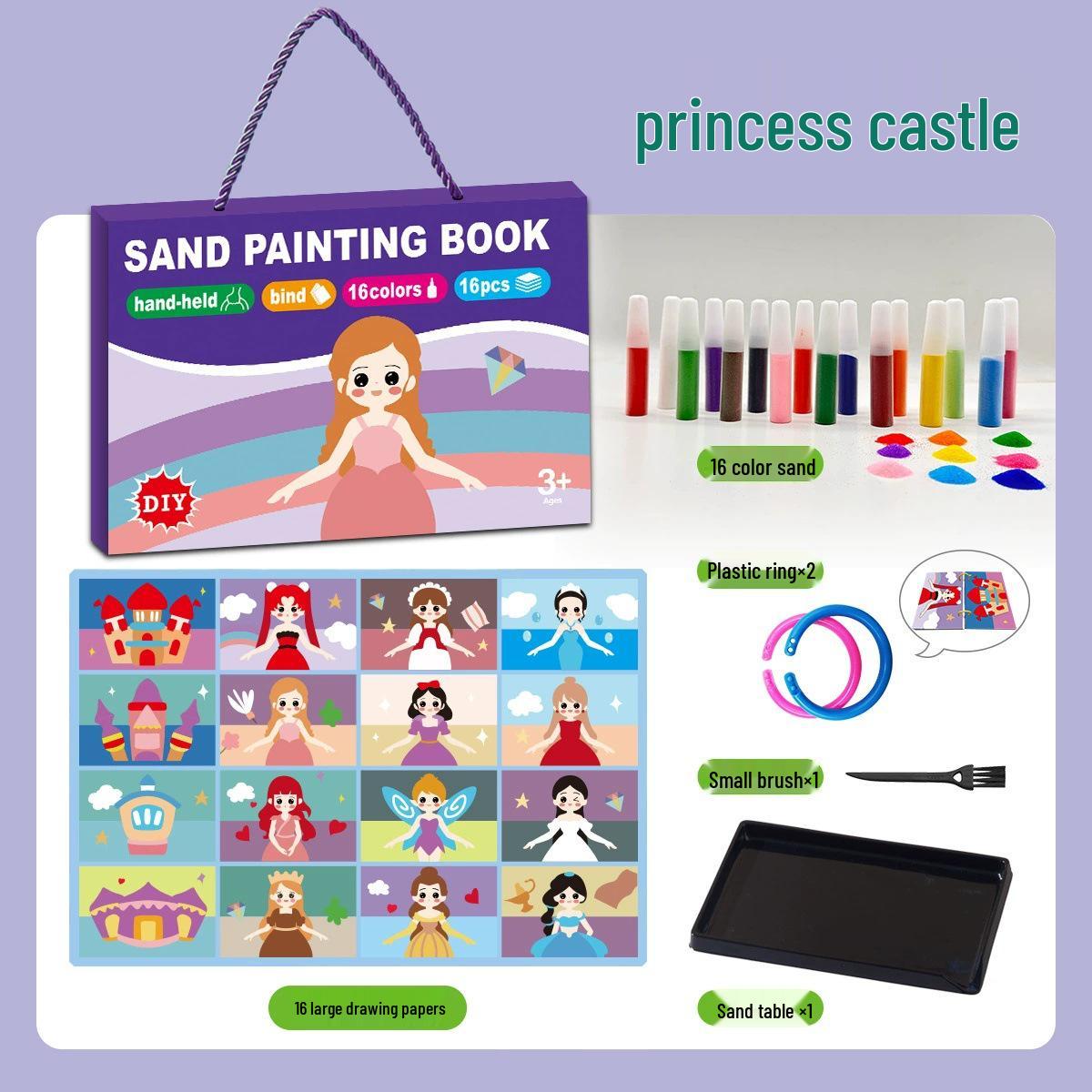 

Набор для рисования песком своими руками: Креативные развивающие художественные игрушки для детей - Набор для граффити и раскрашивания для родителей и детей