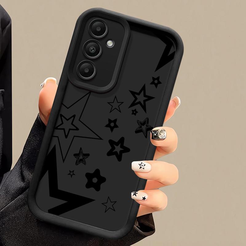 phone case for Samsung Galaxy A55 A52 A33 cases A24 A15 A12 A23 A22 5G A54 A52s A53 A14 funda Cover Pentagram Art Star Moon Cool