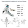 Rainproof Metal Handle Lock for Cabinets